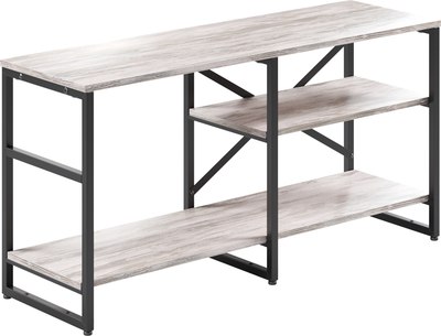 Тумба Gutta Под телевизор 56x111x34 три полки / GT56111343P2 (патина/черный) - 