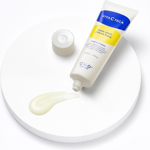 Маска-пленка для лица CKD Vita C Teca dark spot cream pack (80мл, с кистью)