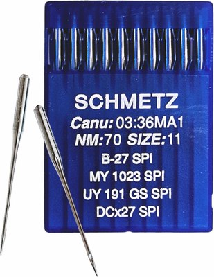 

Набор игл для промышленной швейной машины, DCx27 70 SPI Sch-10