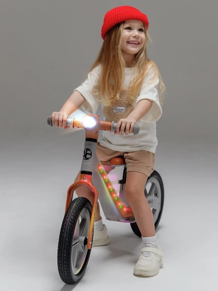 Беговел Amarobaby Twinkle / AB24-34TWIN/1112 (серый/коричневый)