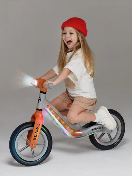 Беговел Amarobaby Twinkle / AB24-34TWIN/1112 (серый/коричневый)