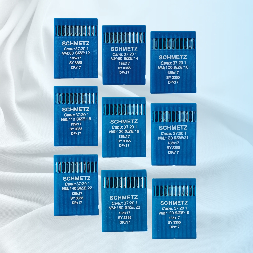 Набор игл для промышленной швейной машины Schmetz DPx17 90 Sch-10 (10шт, универсальные) — фото 4