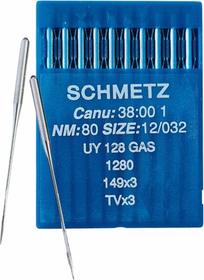 

Набор игл для промышленной швейной машины, UYx128 GAS 80 Sch-10