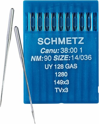 

Набор игл для промышленной швейной машины, UYx128 GAS 90 Sch-10