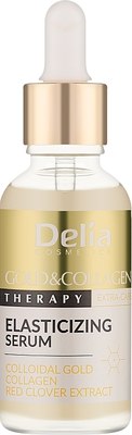 Сыворотка для лица Delia Cosmetics Gold & Collagen Therapy (30мл) - 