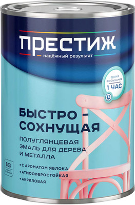 Эмаль ПРЕСТИЖ Акриловая быстросохнущая (900г, бежевый) -