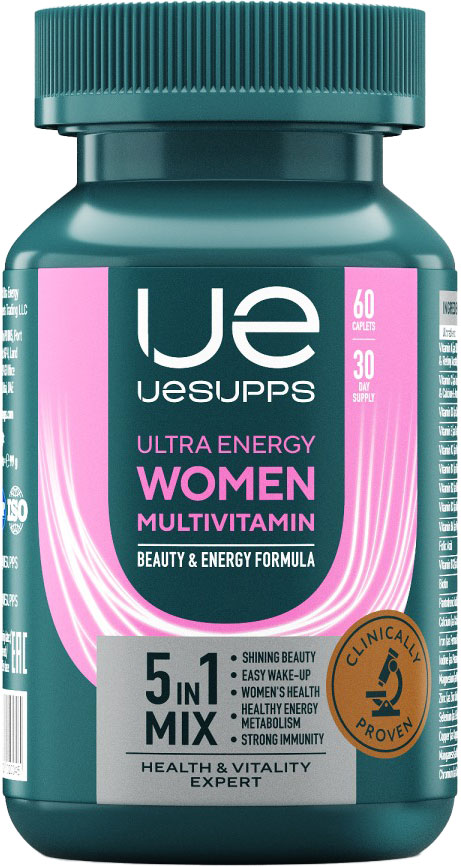 Витаминно-минеральный комплекс UESUPPS Ultra Energy Women Multivitamin Formula (60 таблеток) — фото 2