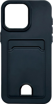 Чехол-накладка Case Matte Card Case для iPhone 14 (черный матовый) -