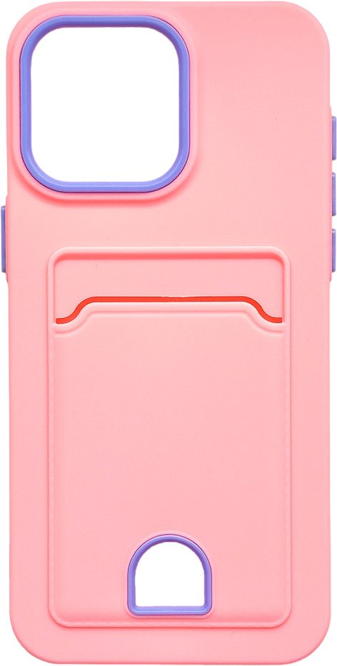 Чехол-накладка Case Matte Card Case Honor X7a Plus (розовый матовый)