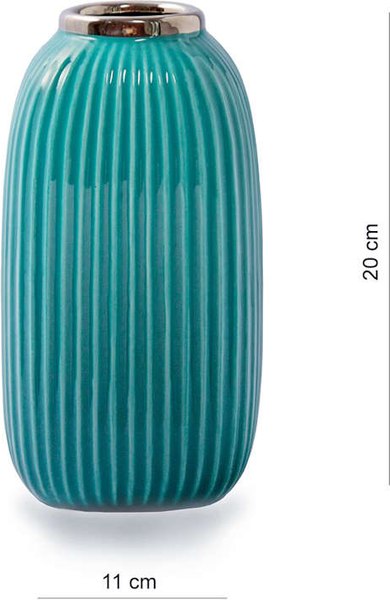 Ваза Mandarin Decor Сан-Ремо / FS13284-20 (лазурный)