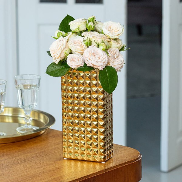 Ваза Mandarin Decor Флоренция / FS13771-25gold (золото)
