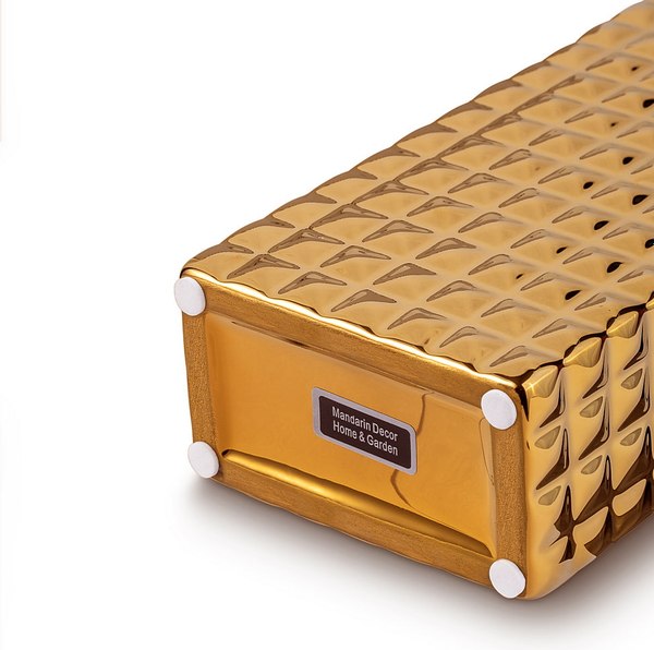 Ваза Mandarin Decor Флоренция / FS13771-25gold (золото)