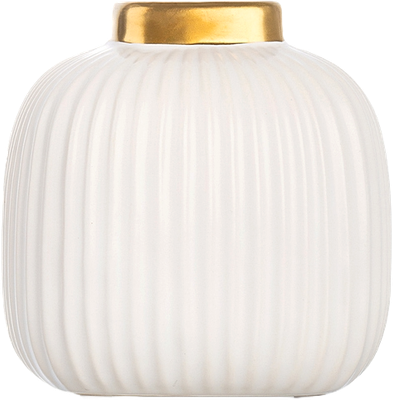 Ваза Mandarin Decor Сан-Ремо / FS13334-13white (белое золото) - 