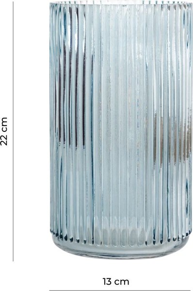Ваза Mandarin Decor Прима / GL50112-22blue (голубой)