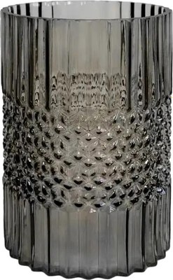 Ваза Mandarin Decor Ригато / GL59001-20grey (серый) -