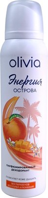Дезодорант-спрей Olivia Энергия острова Парфюмированный для женщин (150мл) - 