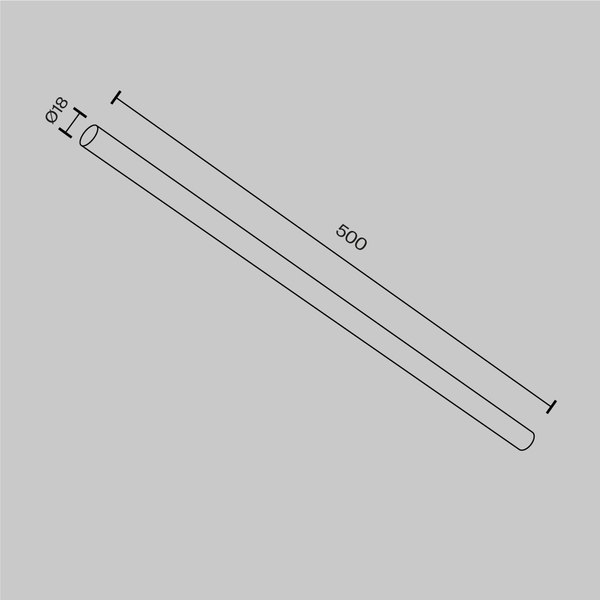 Соединитель для трековой системы Maytoni CA001-L500-BS
