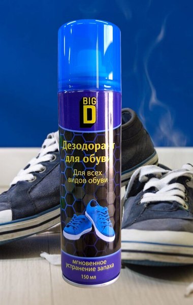 Дезодорант для обуви Big D ABD201 (150мл)