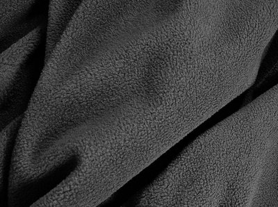 Ткань для творчества Sentex Флис двухсторонний 300x160 (черный) - 