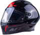 Мотошлем MT Helmets Stinger 2 Solid (L, черный/красный глянцевый) - 