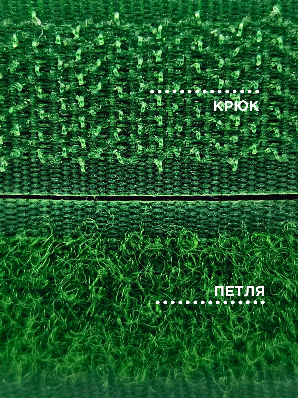 Застежки-липучки для шитья Sentex 16мм №123 / ЛК 16 123-1 (1м, зеленый) — фото 5