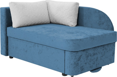 Тахта Аквилон Умка левая (бали 17 синий, бали 01 белый) - 