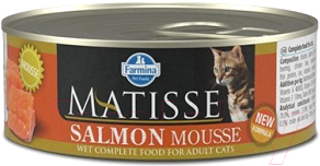 Влажный корм для кошек Farmina Matisse Mousse Salmon (85г)