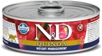Влажный корм для кошек Farmina N&D Quinoa Weight Management (80г) - 