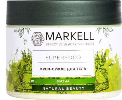 Крем для тела Markell Superfood матча (300мл)