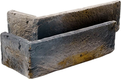 Декоративный камень гипсовый Stone Mill Кирпич Прага угловой элемент ПГД-1-Л У818 -