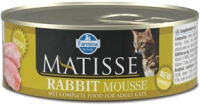 Влажный корм для кошек Farmina Matisse Mousse Rabbit (85г) - 