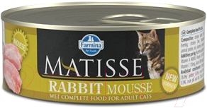 Влажный корм для кошек Farmina Matisse Mousse Rabbit (85г)