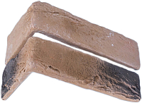 Декоративный камень гипсовый Stone Mill Кирпич Старый угловой элемент ПГД-1-Л У604 (коричневый) - 