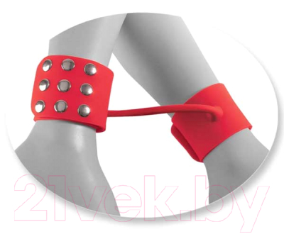 Наручники Pipedream Silicone Cuffs Red / 16118