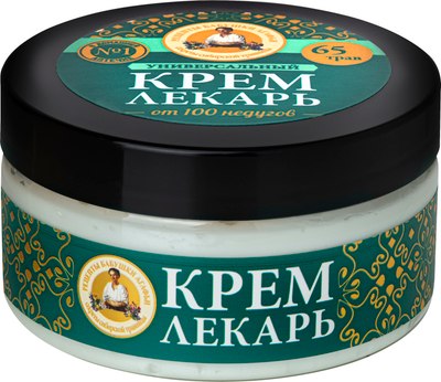 Крем для тела Рецепты бабушки Агафьи Крем лекарь универсальный (100мл) - 