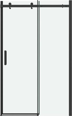 Душевая дверь Grossman Classic 100.K33.04.150.21.00 150х195 (черный матовый/стекло прозрачное) - 