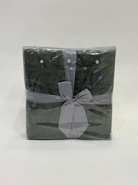 Плед Karven Фланель Евро /  PL 010 PRINT JACQAURD v2/Green
