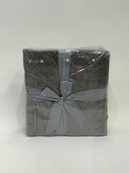 Плед Karven Фланель Евро / PL 010 PRINT JACQAURD v3/Grey