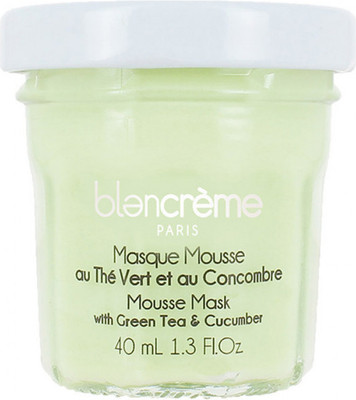 Маска для лица кремовая Blancreme Mousse Mask With Green Tea & Cucumber (40мл) -