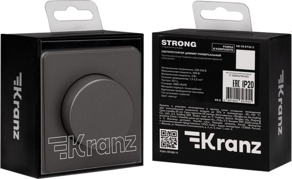 Диммер Kranz Round KR-78-0732-2 (титан)