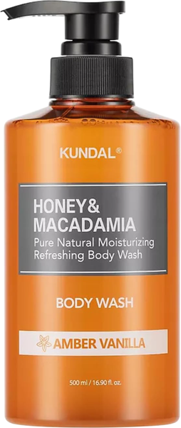 Гель для душа Kundal Honey & Macadamia Body Wash Amber Vanilla (500мл)