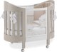 Детская кроватка Italbaby Jolie Oval / 070.1405-0530 (белый/шоколад) - 
