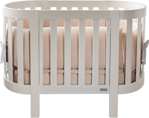 Детская кроватка Italbaby Lunetta Ovale / 070.1500-0015 (белый)