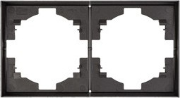 Рамка для выключателей и розеток Kranz Strong  KR-78-0752-6 (графит) - 