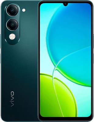 Смартфон Vivo Y04 4GB/128GB (малахитовый черный) - 