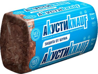 Минеральная вата Knauf Insulation Акусти AS 1230х610х75мм - 