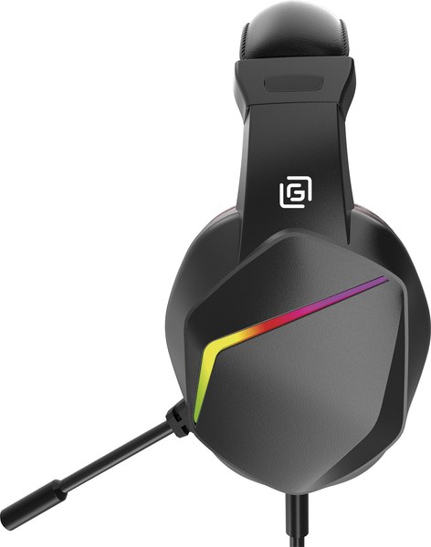 Наушники-гарнитура Оклик HS-L335G (черный)