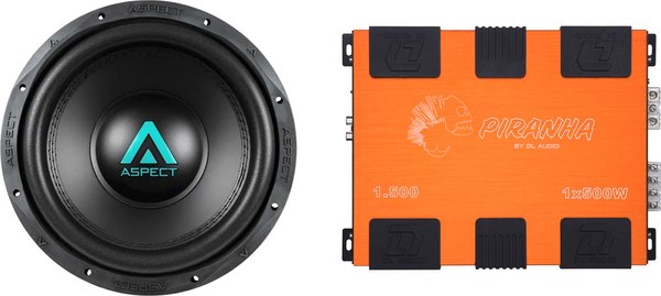 Головка сабвуфера ASPECT CLW-12S4 + Автомобильный усилитель DL Audio Piranha 1.500