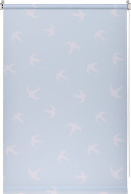 Рулонная штора Franc Gardiner Print Небесные ласточки 95x160 / 9403217810 (голубой) - 