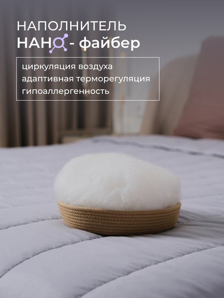 Одеяло Реноме 2сп Deluxe Swan 150 Микрофибра 42/386 172x205